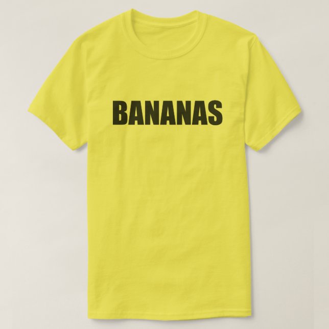 CAMISETA BANANAS (Frente do Design)