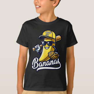 Camiseta Bananas Cujas Orgulhosas Nome Gráfico Bananas Love