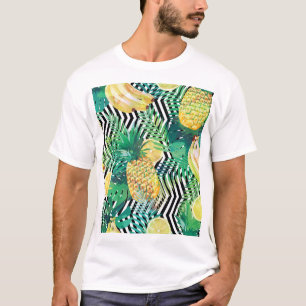 Camiseta Bananas Exóticas Limões Tropicais