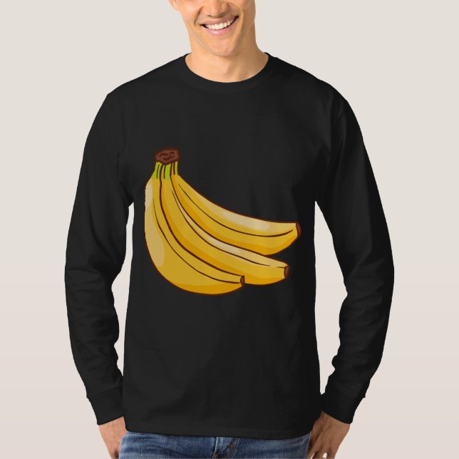 Camiseta Bananas Fruta Vegan Vegetarian (Frente)