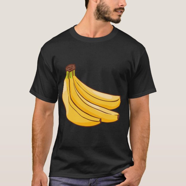 Camiseta Bananas Fruta Vegan Vegetarian (Frente)