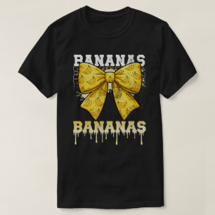 Camiseta Bananas - Gráfico de Tigela de Fruta Amarela Retro