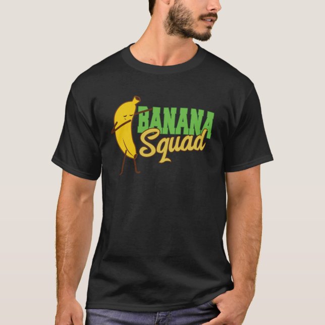 Camiseta Bananas squad dabbing Fruit Vegan  vegetarian (Frente)