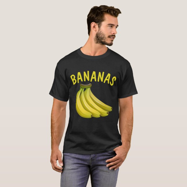 Camiseta BANANAS T-shirts engraçadas (Frente Completa)