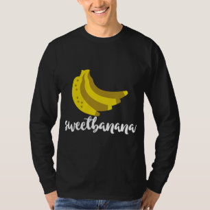 Camiseta Bananeira doce Banana Fruta Tropical Lover Humo