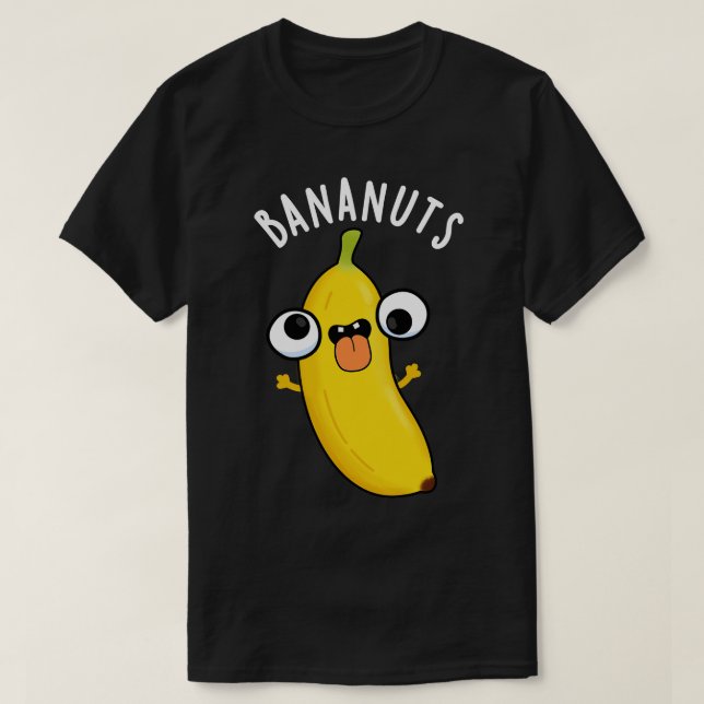 Camiseta Bananuts Engraçado Fruta de Banana Louca (Frente do Design)