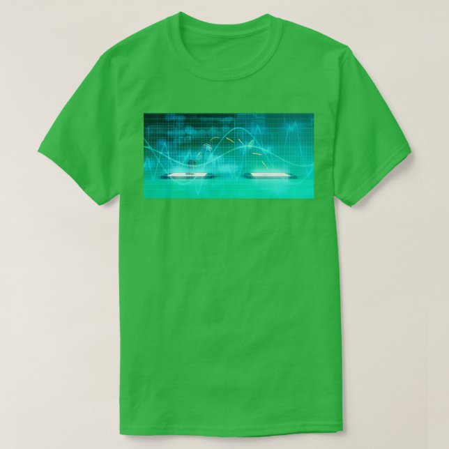 Camiseta Banca de Telefone Inteligente Online como um Conce (Frente do Design)