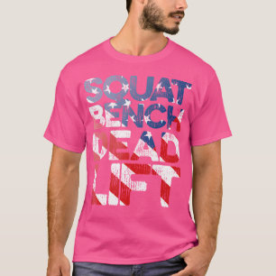 Camiseta Banco de Agachamento com Bandeira dos EUA para Tre