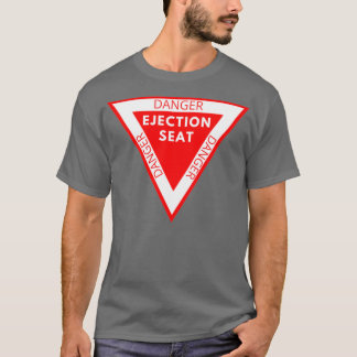 Camiseta Banco de ejeção de PERIGO