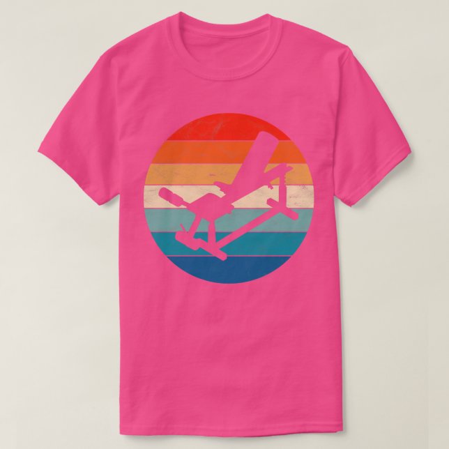 Camiseta Banco de elevação de peso (Frente do Design)