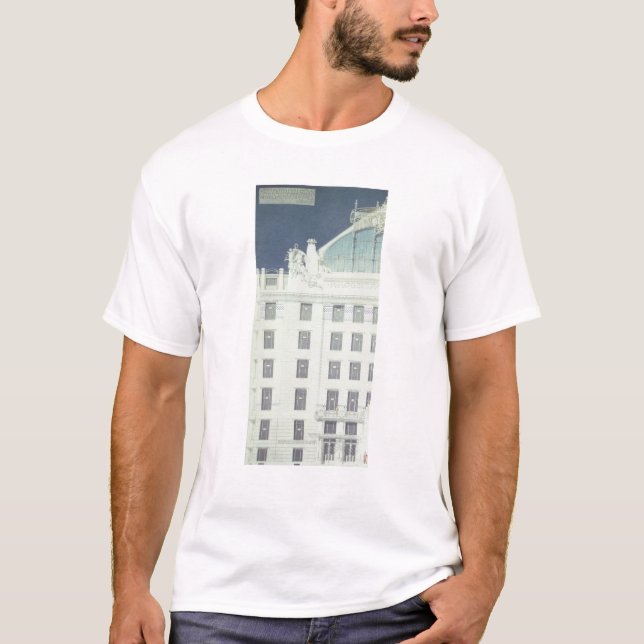 Camiseta Banco de poupança da estação de correios, Viena (Frente)