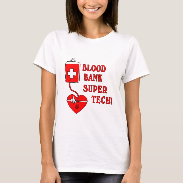 CAMISETA BANCO DE SANGUE SUPER TECH (Frente)