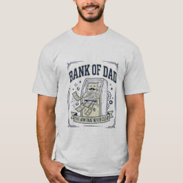 Camiseta Banco do Papai O Caixa Eletrônico Que Nunca Fecha
