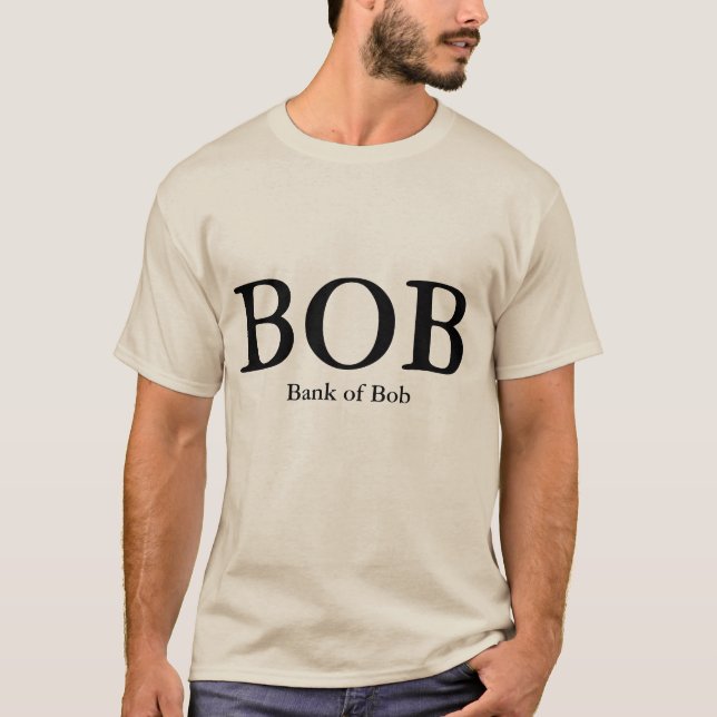 Camiseta Banco do PRUMO do t-shirt do costume de Bob (Frente)