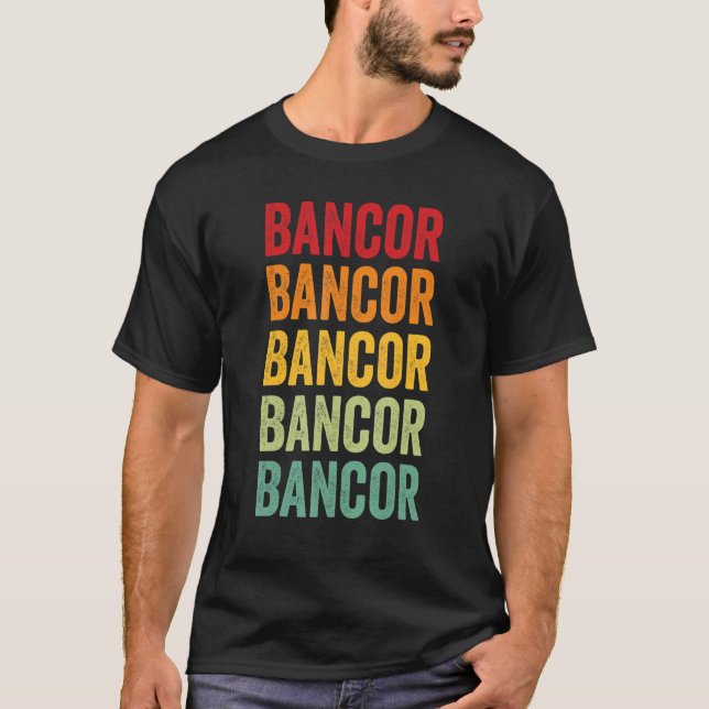 Camiseta Bancor Crypto Rainbow Design de texto (Frente)