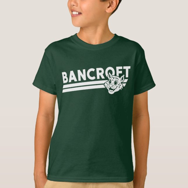 Camiseta Bancroft Bobcat Perfil Dark Green T-Shirt (Frente)