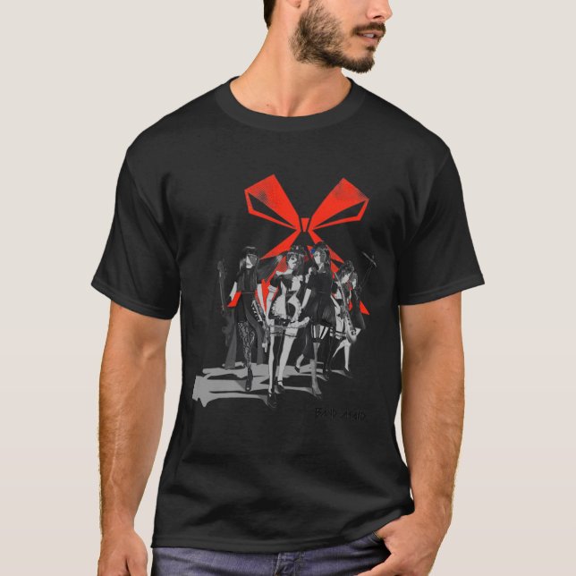 Camiseta Band Maid Estilo Mangá (Frente)