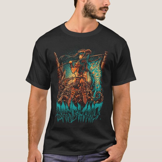Camiseta Band Maid Verde (Frente)