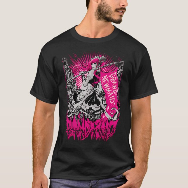 Camiseta Band Maidminha empregada (Frente)
