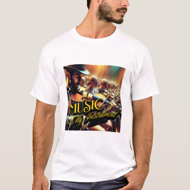 Camiseta Band & orchestra Music is my instrument (Frente)