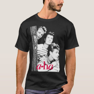 Camiseta banda a-ha 80s retrô clássico T-Shirt