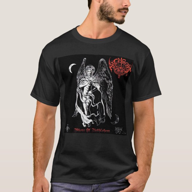 Camiseta Banda Black metal Death Heavy thrash Gótico Album (Frente)