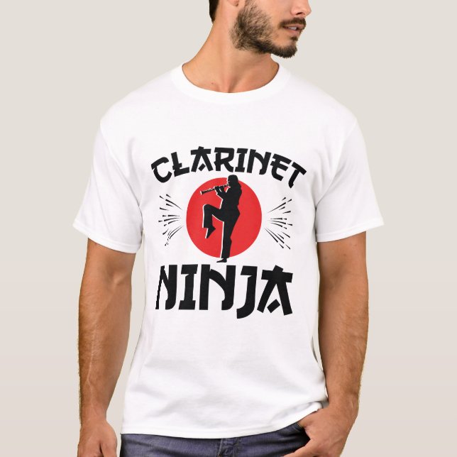 Camiseta Banda Clarinet Ninja Marching (Frente)