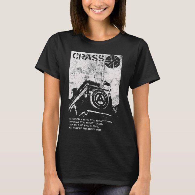 Camiseta Banda Crass (Frente)