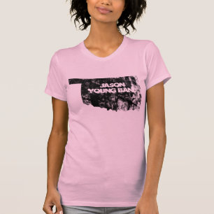 Camiseta Banda curta desvanecida dos jovens de Jason da