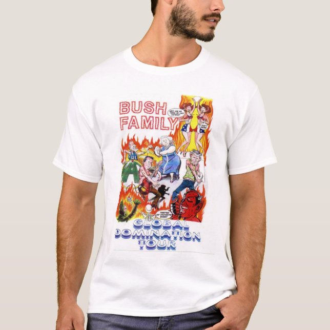 Camiseta Banda da família de Bush (Frente)