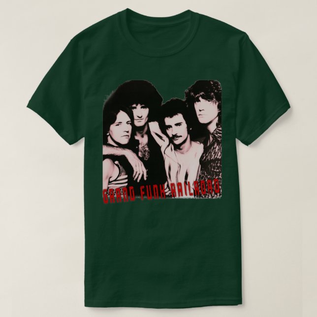 Camiseta Banda da ferrovia Grand funk (Frente do Design)