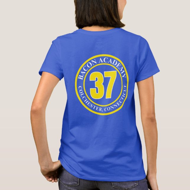 Camiseta Banda de bacon 37 de março Camisa-Banda (Ajustado  (Verso)