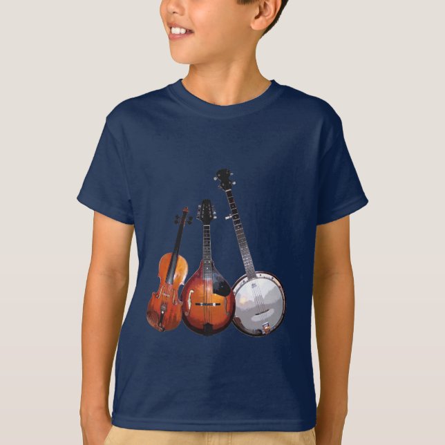 Camiseta Banda de Bluegrass (Frente)