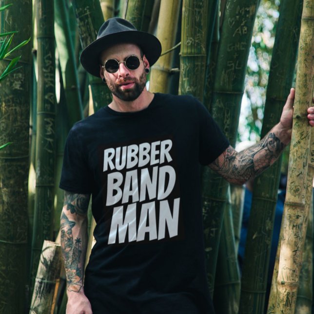 Camiseta BANDA DE BORRACHA T-Shirts DE MASCULINO (Criador carregado)