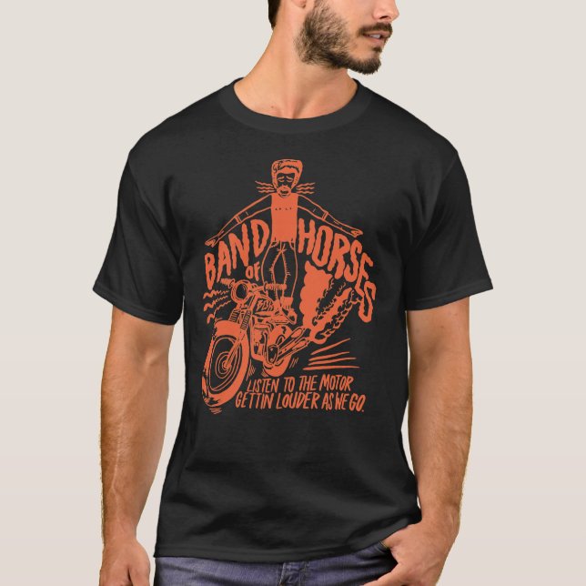 Camiseta banda de cavalos que fundem T-Shirt essencial (Frente)