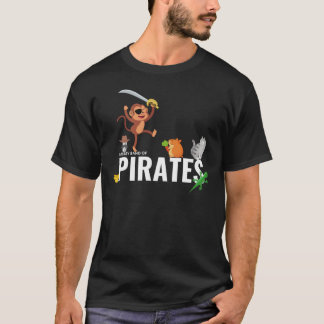 Camiseta Banda De felizes De Piratas Força Expeditiva Icpia