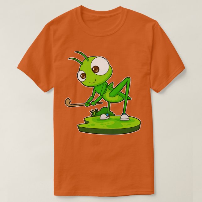 Camiseta Banda de Hockey com Lagarta (Frente do Design)