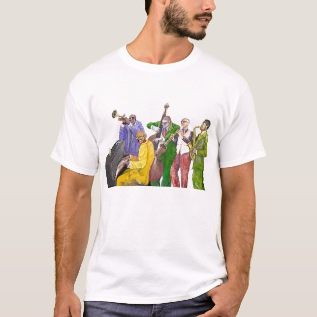 Camiseta "Banda de jazz " (Frente)