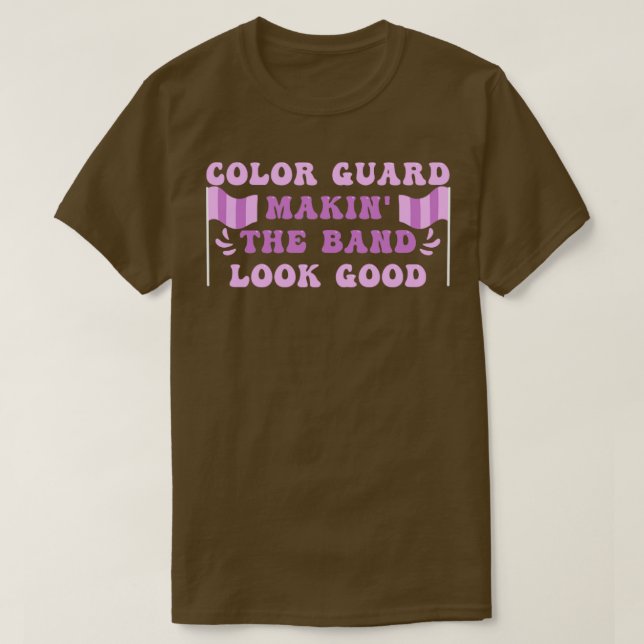 Camiseta Banda de Marcha Engraçada pela Guarda de Cor (Frente do Design)