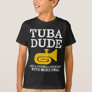 Camiseta Banda de Marcha Escolar Engraçado Tuba
