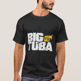 Camiseta Banda de Marcha Escolar Engraçado Tuba