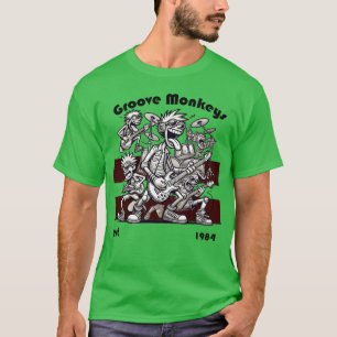 Camiseta banda de música Groove Monkeys