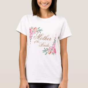 Camiseta Banda De Noz Rosa, Personalizada, Para Bridesmai