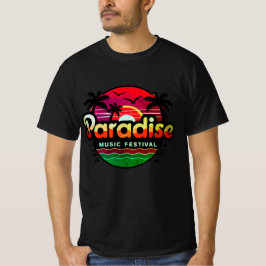 Camiseta Banda de Praia do Paraíso: Víbias Tropicais