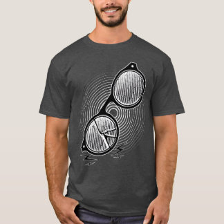 Camiseta banda de rock clássico engraçada