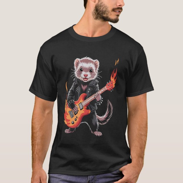 Camiseta Banda de Rock Ferret (Frente)
