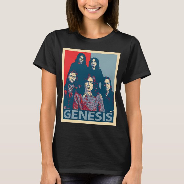 Camiseta Banda de Rock Genesis (Frente)