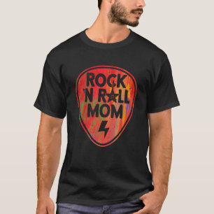 Camiseta Banda de Rock Mãe do Rock n Roll Música de Guitarr