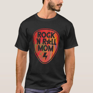 Camiseta Banda de Rock Mãe do Rock n Roll Música de Guitarr