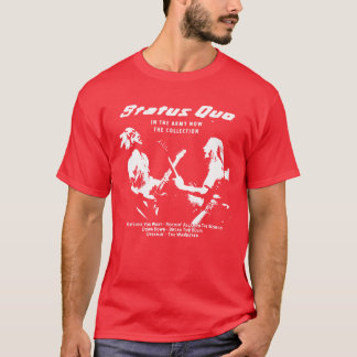 Camiseta banda de rock status quo familiar